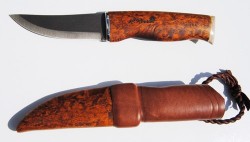 Roselli  RW200A   Wootz UHC Hunting knife ''Nalle''